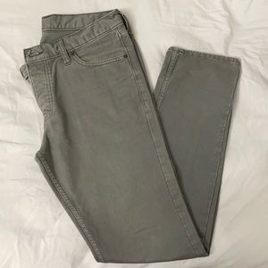 Men’s Gray Denim Hollister Slim Jeans